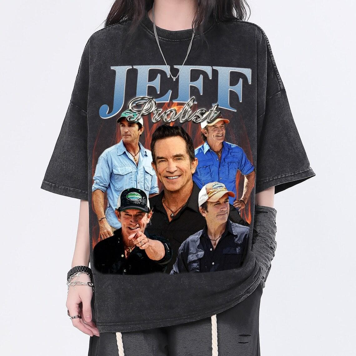 Jeff Probst Vintage Homage Graphic T-Shirt, Sweatshirt, Hoodie – image 3, Jeff Probst Tee, Jeff Probst Merch, Jeff Probst Shirt, Jeff Probst Sweatshirt, Jeff Probst Hoodie, Jeff Probst Clothes