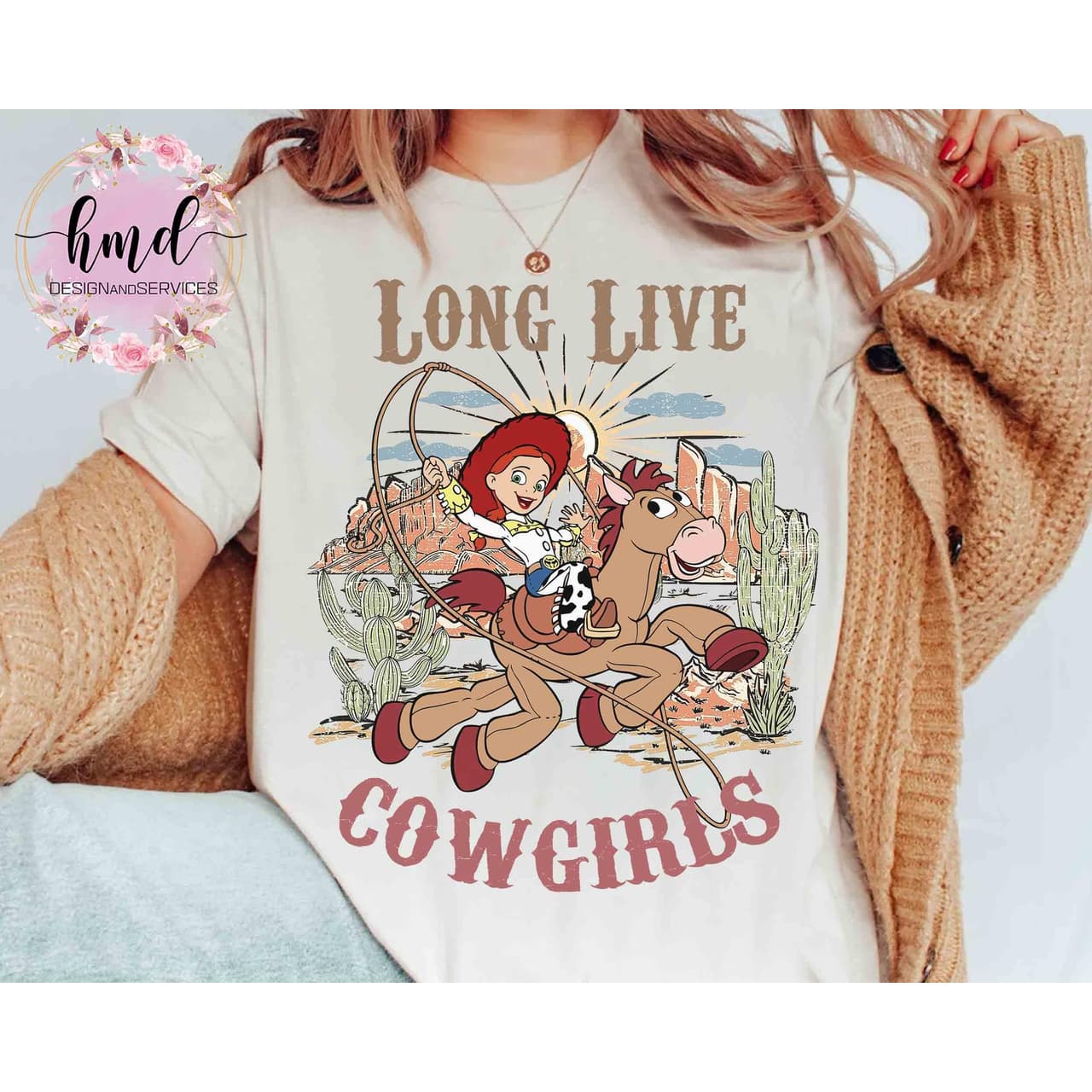 Jessie & Bullseye Cowgirls Retro T-shirt - Toy Story Magic Kingdom Gift – image 1, Jessie Tee, Jessie Merch, Jessie Shirt, Jessie Sweatshirt, Jessie Hoodie, Jessie Clothes