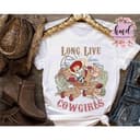 Jessie & Bullseye Cowgirls Retro T-shirt - Toy Story Magic Kingdom Gift 3 small thumbnail