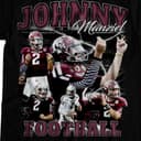 Johnny MANZIEL Vintage 90s Graphic Style T-Shirt, JOHNNY FOOTBALL - THE DROOUT1 So Cool T-Shirt 2 small thumbnail
