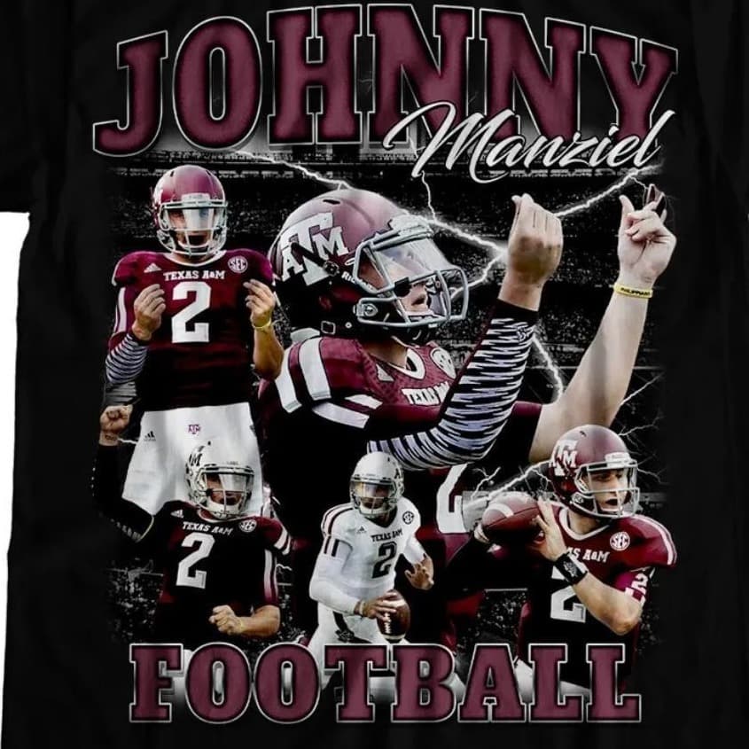 Johnny MANZIEL Vintage 90s Graphic Style T-Shirt, JOHNNY FOOTBALL - THE DROOUT1 So Cool T-Shirt – image 2, Johnny MANZIEL Tee, Johnny MANZIEL Merch, Johnny MANZIEL Shirt, Johnny MANZIEL Sweatshirt, Johnny MANZIEL Hoodie, Johnny MANZIEL Clothes