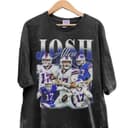 Josh Allen Vintage 90s Graphic Style T-Shirt: Pittsburgh Football Sweatshirt and Hoodie 1 small thumbnail