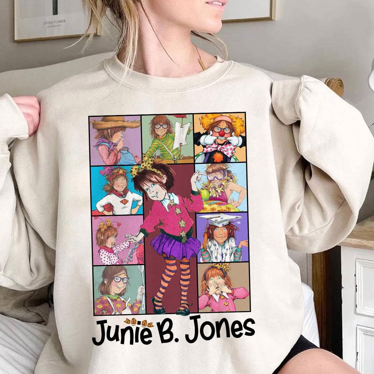 Junie B Jones Teacher Shirt & Hoodie, Kindergarten Gifts | Comfort Colors – image 1, Junie B Jones Teacher Tee, Junie B Jones Teacher Merch, Junie B Jones Teacher Shirt, Junie B Jones Teacher Sweatshirt, Junie B Jones Teacher Hoodie, Junie B Jones Teacher Clothes