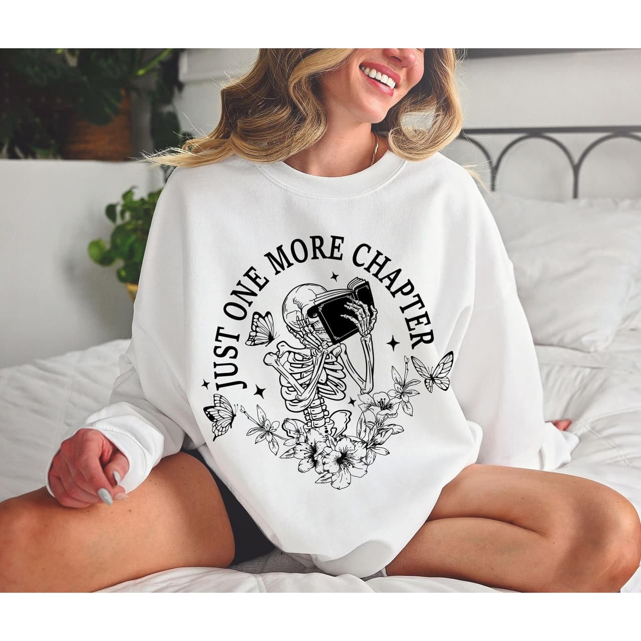 Just One More Chapter Women's Bookworm Shirt, Bookish Hoodie, Librarian Gift – image 3, Bookworm Tee, Bookworm Merch, Bookworm Shirt, Bookworm Sweatshirt, Bookworm Hoodie, Bookworm Clothes
