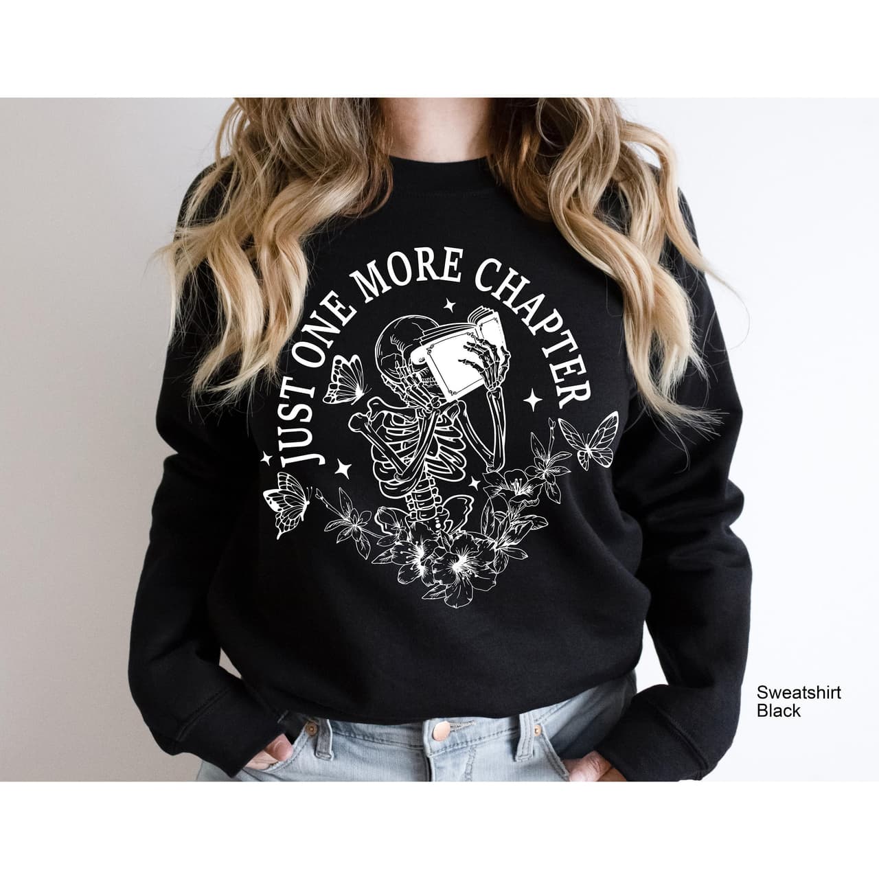 Just One More Chapter Women's Bookworm Shirt, Bookish Hoodie, Librarian Gift – image 4, Bookworm Tee, Bookworm Merch, Bookworm Shirt, Bookworm Sweatshirt, Bookworm Hoodie, Bookworm Clothes