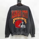 Sudadera Kansas City Football Vintage Unisex de Ajuste Clásico 1 small thumbnail
