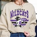 Kansas State Wildcats Vintage NCAA Football Unisex Sweatshirt - Cotton 3 small thumbnail