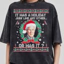 Keith Morrison True Crime Ugly Christmas Sweater Party Sweatshirt 3 small thumbnail