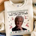 Keith Morrison True Crime Ugly Christmas Sweater Party Sweatshirt 1 small thumbnail