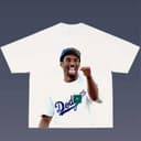 KOBE VINTAGE TEE 11.23, Béisbol Team Camiseta, Dodgerss Béisbol Merch, Graphic Design Tee, Vintage Tees Y2K, Crew Neck Camiseta, Sudadera, Sudadera con capucha 1 small thumbnail