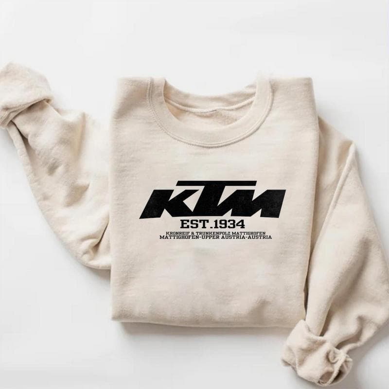 KTM 1934 R Motorcycle T-Shirt, Hoodie & Sweatshirt Apparel Gift – image 3, KTM Tee, KTM Merch, KTM Shirt, KTM Sweatshirt, KTM Hoodie, KTM Clothes