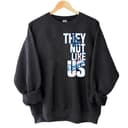 LA Baseball 'They Not Like Us' Sudadera y Cuello Redondo Fan 1 small thumbnail