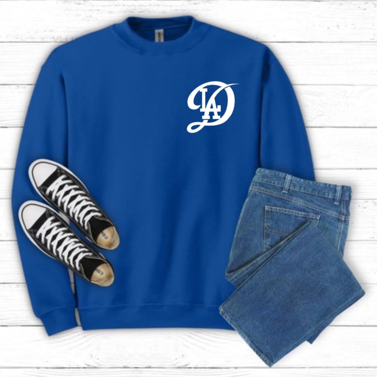 LA Dodgers Sweater & Sweatshirt - Gifts for Boyfriend & Girlfriend – image 1, LA Dodgers Tee, LA Dodgers Shirt, LA Dodgers Sweatshirt, LA Dodgers Hoodie, LA Dodgers Clothes