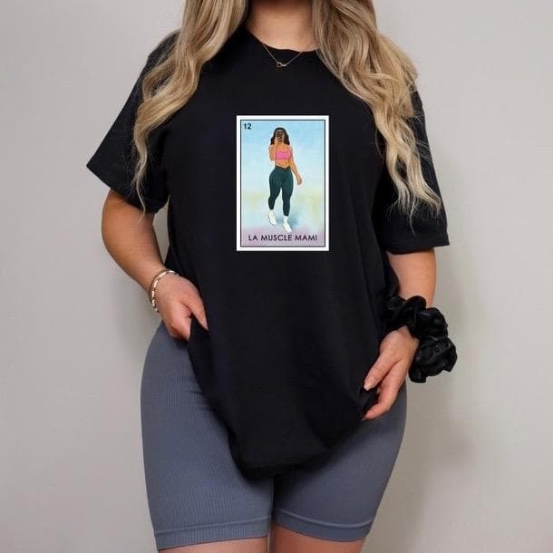 La Muscle Mami Camiseta de Gimnasio, Pump Cover, Sudadera y Hoodie para Mujer – image 2, La Muscle Mami Gym Tee, La Muscle Mami Gym Merch, La Muscle Mami Gym Shirt, La Muscle Mami Gym Sweatshirt, La Muscle Mami Gym Hoodie, La Muscle Mami Gym Clothes