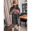 Ladies Oversized T-Shirt Dress: Nashville, Country Concert, Festival 1 small thumbnail