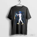 LADodger We Don’t Care Cartoon Baseball 2024 T-Shirt 1 small thumbnail