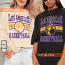 Lakers 90s Vintage LA Basketball Sweatshirt & Hoodie 3 small thumbnail