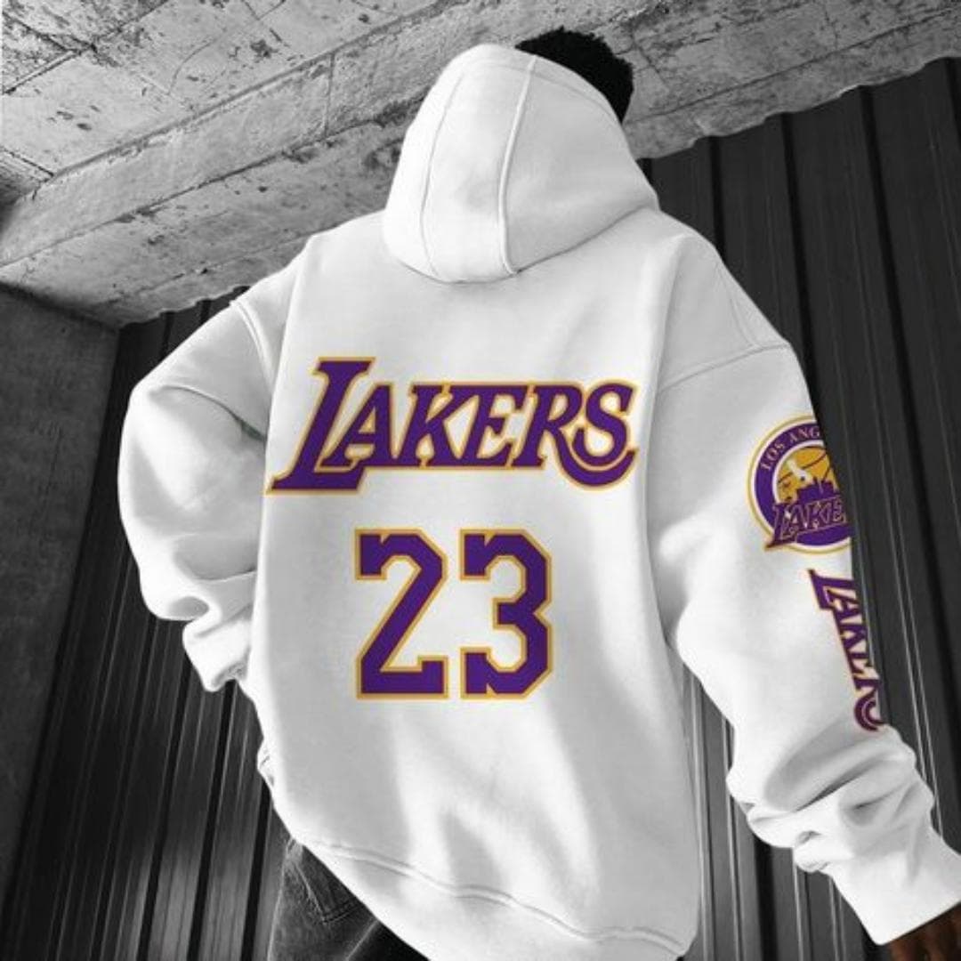 Lakers James 23 Hoodie, Sweatshirt & T-Shirt - Unisex Apparel – image 2, Lakers Tee, Lakers Merch, Lakers Shirt, Lakers Sweatshirt, Lakers Hoodie, Lakers Clothes