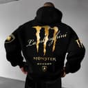 Lamborghini x Monster Energy Sudadera con Capucha, Camiseta, Sudadera, Camisa Musical 2 small thumbnail
