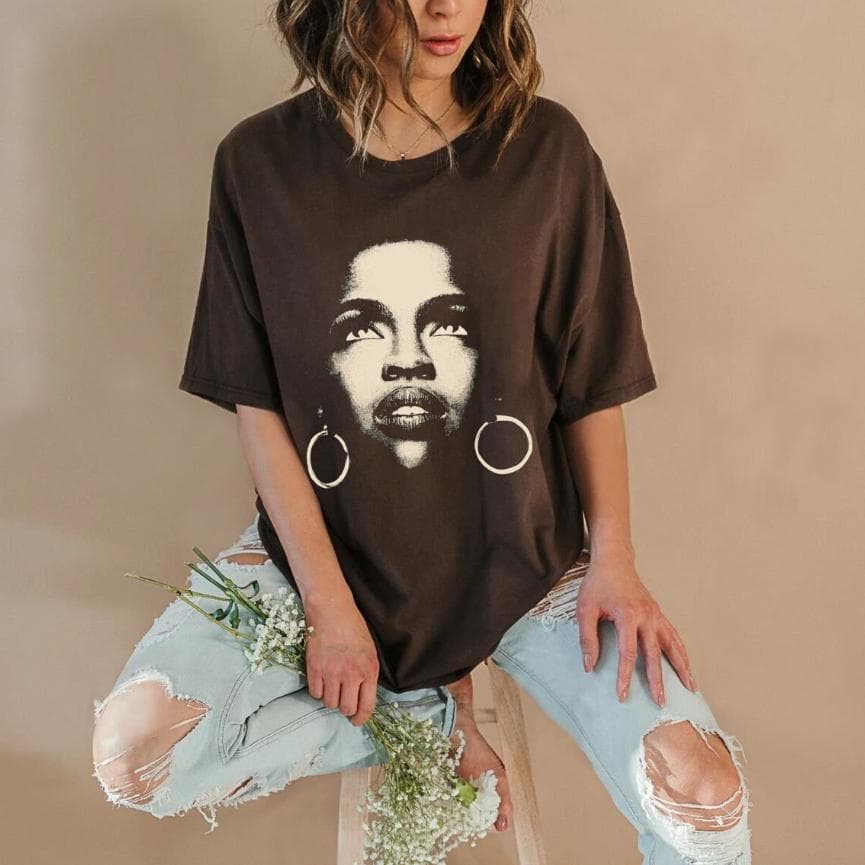 Lauryn Hill 90s Vintage T-Shirt – Album Tour Retro Tee Gift – image 3, Lauryn Hill Tee, Lauryn Hill Merch, Lauryn Hill Shirt, Lauryn Hill Sweatshirt, Lauryn Hill Hoodie, Lauryn Hill Clothes