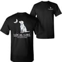 Lavender Graphic Tee, Sweatshirt, Hoodie: Local Girl Flage Dog Moon 3 small thumbnail