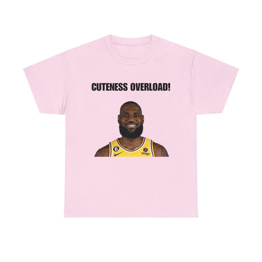 LeBron Cuteness Overload TikTok T-Shirt for Basketball & Meme Fans – image 3, Los Angeles Lakers Tee, Los Angeles Lakers Merch, Los Angeles Lakers Shirt, Los Angeles Lakers Sweatshirt, Los Angeles Lakers Hoodie, Los Angeles Lakers Clothes