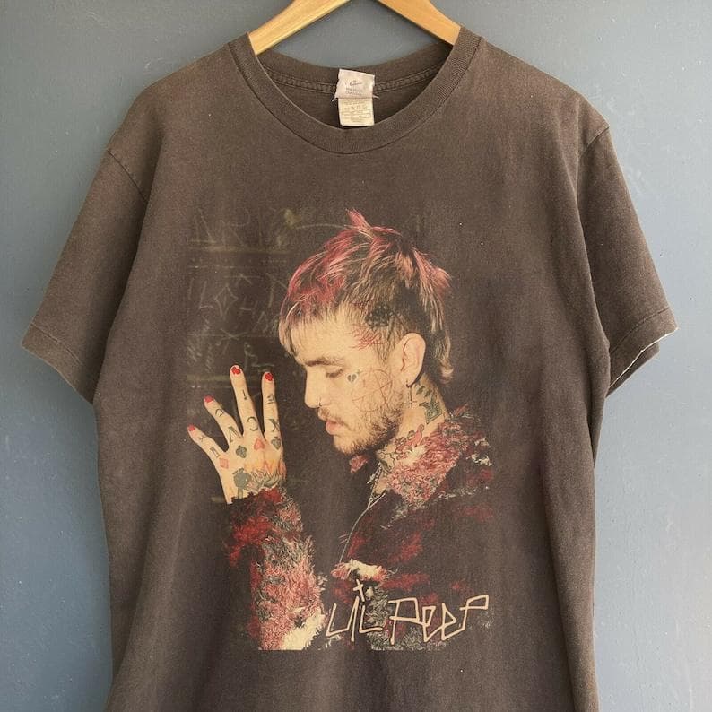 Lil Peep Fans Shirt - Rap Hip Hop Graphic Tee, Punk Grunge Aesthetic Tshirt – image 2, Lil Peep Tee, Lil Peep Merch, Lil Peep Shirt, Lil Peep Sweatshirt, Lil Peep Hoodie, Lil Peep Clothes