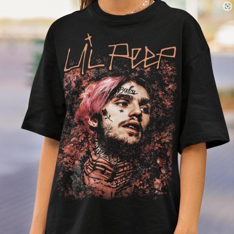 Lil Peep Rapper Shirt: Hiphop, R&B, Grunge, Aesthetic Fan Apparel – image 1, Lil Peep Tee, Lil Peep Merch, Lil Peep Shirt, Lil Peep Sweatshirt, Lil Peep Hoodie, Lil Peep Clothes