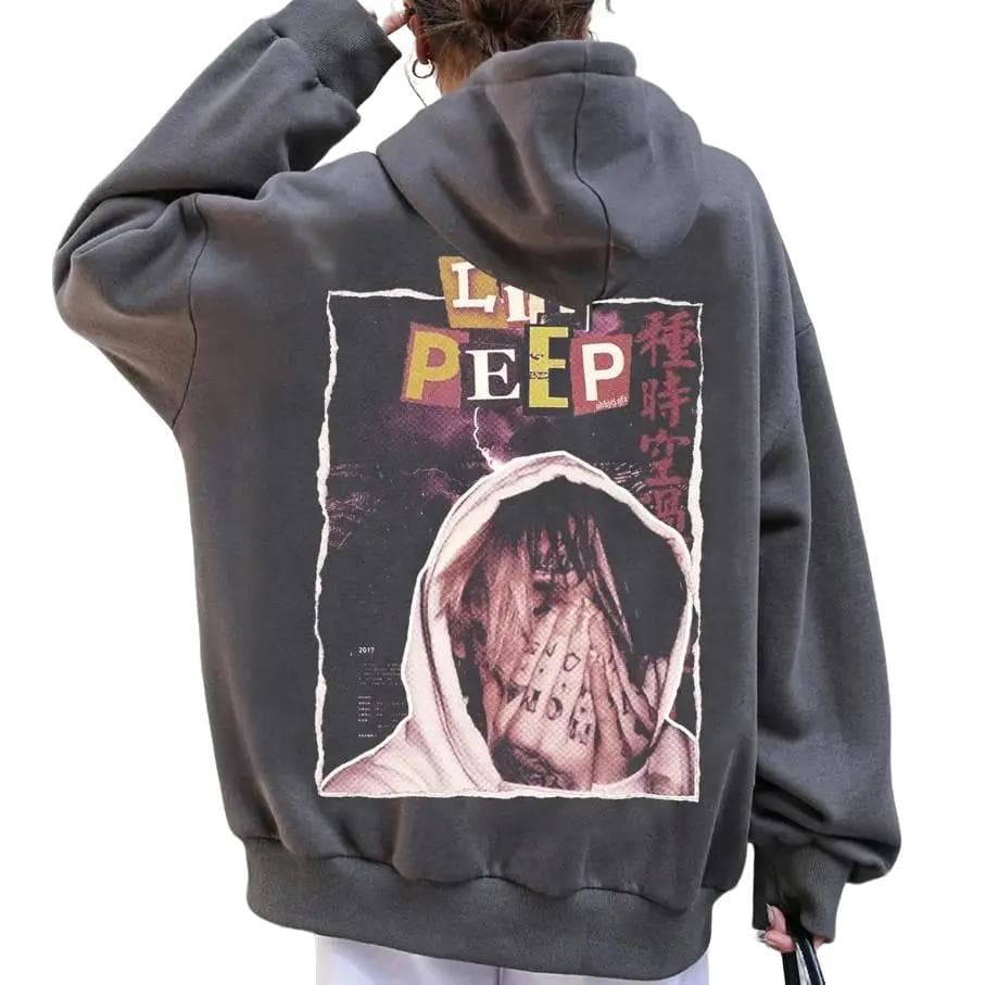 Lil Peep Vintage Bootleg Hoodie - Rapper Shirt Gift for Men & Women – image 1, Lil Peep Tee, Lil Peep Merch, Lil Peep Shirt, Lil Peep Sweatshirt, Lil Peep Hoodie, Lil Peep Clothes