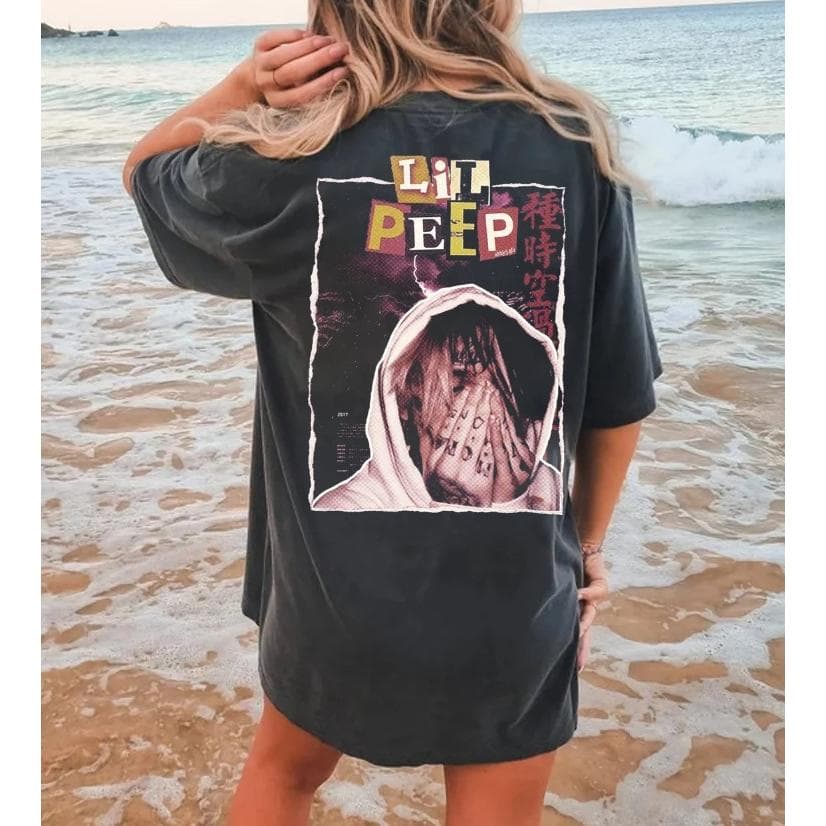 Lil Peep Vintage Bootleg Hoodie - Rapper Shirt Gift for Men & Women – image 4, Lil Peep Tee, Lil Peep Merch, Lil Peep Shirt, Lil Peep Sweatshirt, Lil Peep Hoodie, Lil Peep Clothes