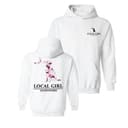 Local Girl Rosa Camo Perro Luna Gráfico Camiseta Sudadera Hoodie 2 small thumbnail