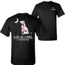 Local Girl Rosa Camo Perro Luna Gráfico Camiseta Sudadera Hoodie 3 small thumbnail