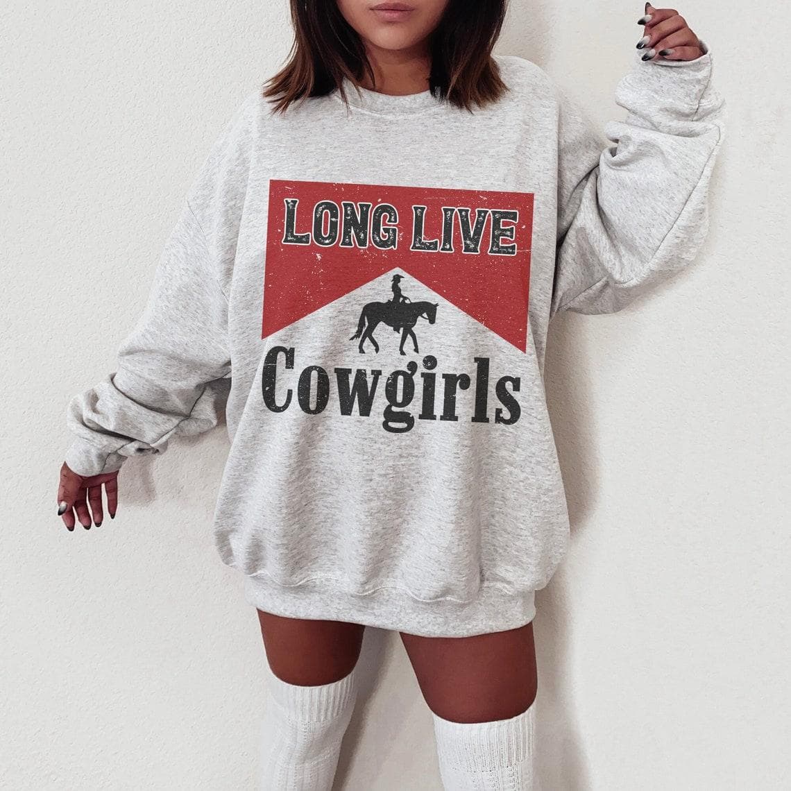Long Live Cowgirls Western Sweatshirt & Hoodie | Vintage Country Shirt – image 1, Cowgirls Tee, Cowgirls Merch, Cowgirls Shirt, Cowgirls Sweatshirt, Cowgirls Hoodie, Cowgirls Clothes