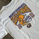 LSU 2003 National Champs Vintage Gráfica Unisex Camiseta y Crewneck 2 small thumbnail