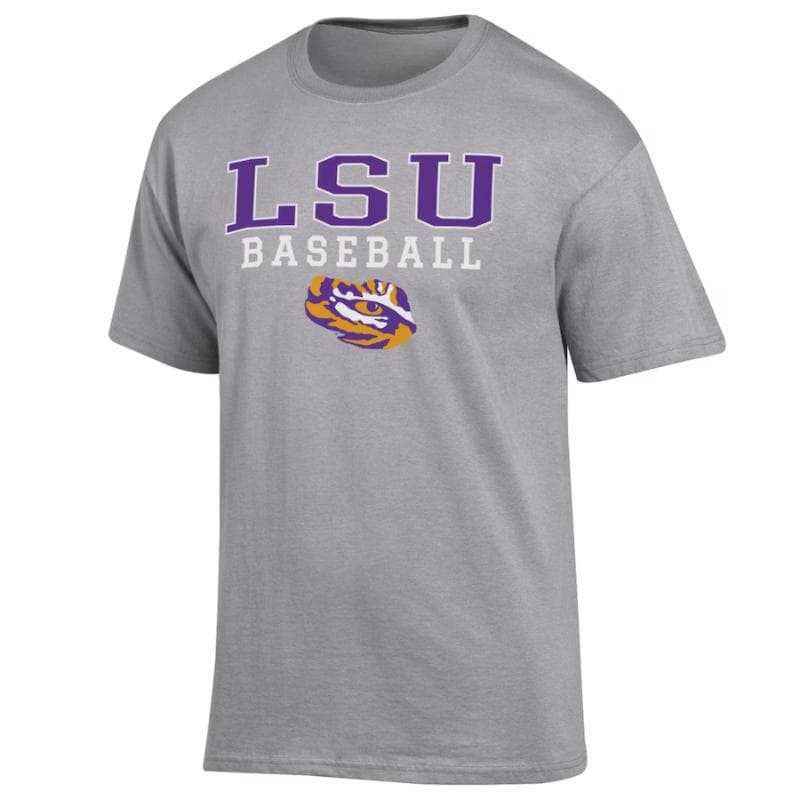LSU Tigers Baseball Stack T-Shirt - Regalo para Hombres y Mujeres – image 2, LSU Tigers Tee, LSU Tigers Merch, LSU Tigers Shirt, LSU Tigers Sweatshirt, LSU Tigers Hoodie, LSU Tigers Clothes