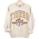 LSU Tigers Sudadera Vintage de Fútbol NCAA - Unisex para Aficionados 2 small thumbnail