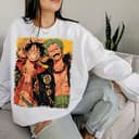 Luffy & Zoro One Piece Anime Shirt, Hoodie & Sweatshirt - Comfort Colors 3 small thumbnail