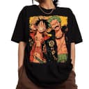 Luffy & Zoro One Piece Anime Shirt, Hoodie & Sweatshirt - Comfort Colors 2 small thumbnail