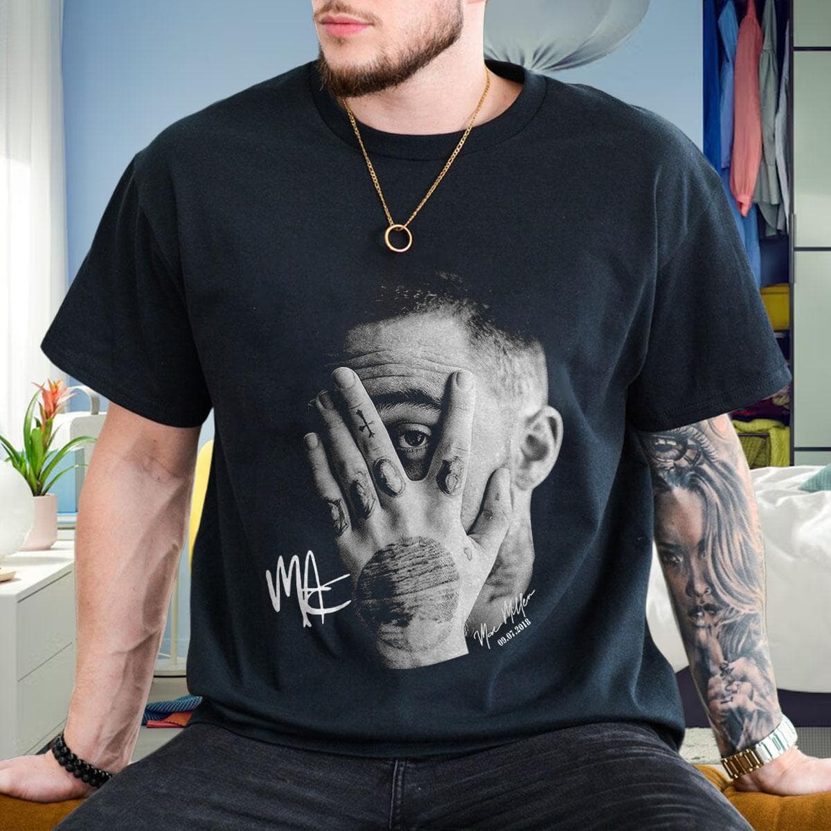 Mac Miller Big Head Limited Vintage 90s Shirt, Sweatshirt, Hoodie – image 2, Mac Millerr Tee, Mac Millerr Merch, Mac Millerr Shirt, Mac Millerr Sweatshirt, Mac Millerr Hoodie, Mac Millerr Clothes