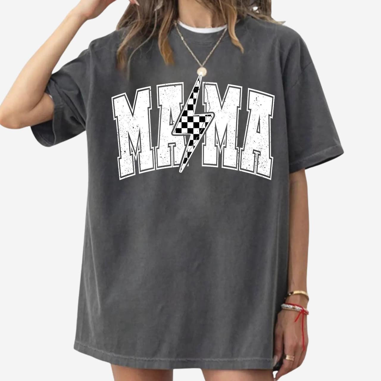 Mama Lightning Bolt Shirt, Sweatshirt, Hoodie & Tee for Mama Life – image 3, Mama Tee, Mama Merch, Mama Shirt, Mama Sweatshirt, Mama Hoodie, Mama Clothes