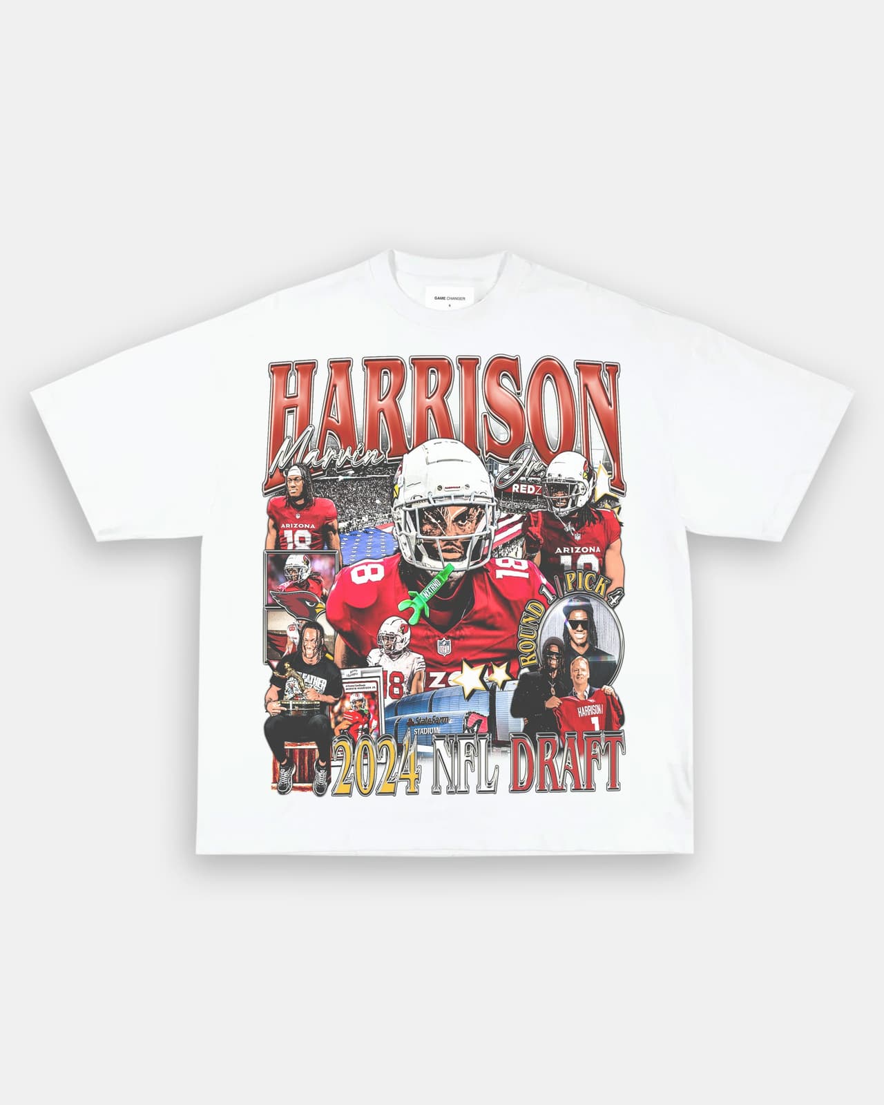 Marvin Harrison Jr. Football Fan Tee & Hoodie - Vintage Y2K Gift – image 1, Marvin Harrison Tee, Marvin Harrison Merch, Marvin Harrison Shirt, Marvin Harrison Sweatshirt, Marvin Harrison Hoodie, Marvin Harrison Clothes