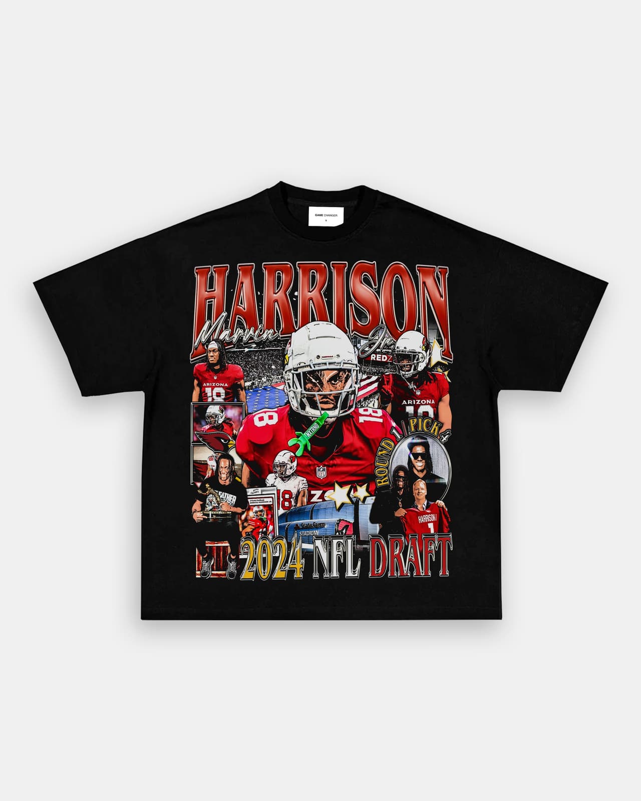 Marvin Harrison Jr. Football Fan Tee & Hoodie - Vintage Y2K Gift – image 4, Marvin Harrison Tee, Marvin Harrison Merch, Marvin Harrison Shirt, Marvin Harrison Sweatshirt, Marvin Harrison Hoodie, Marvin Harrison Clothes