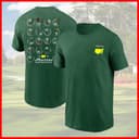 Masters Course Grid T-Shirt | Augusta National Champions History 2 small thumbnail