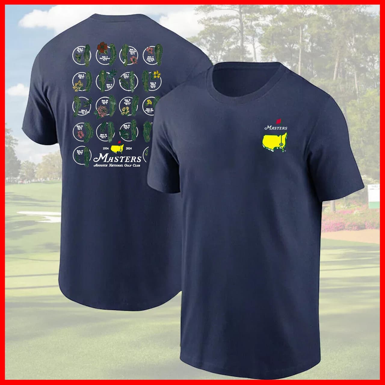 Masters Course Grid T-Shirt | Augusta National Champions History – image 4, Masters Course Grid Tee, Masters Course Grid Merch, Masters Course Grid Shirt, Masters Course Grid Sweatshirt, Masters Course Grid Hoodie, Masters Course Grid Clothes