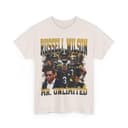Medium Fit Classic Cotton Russell Wilson Vintage Football Tee for Unisex 3 small thumbnail