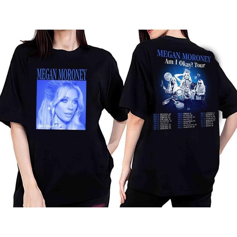 Megan Moroney Am I Okay? Tour T-Shirt, Sweatshirt, Hoodie & Graphic Tee for Fans – image 4, Megan Moroney Tee, Megan Moroney Merch, Megan Moroney Shirt, Megan Moroney Sweatshirt, Megan Moroney Hoodie, Megan Moroney Clothes