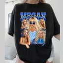 Megan Moroney The Lucky Tour Vintage Shirt & Am I Okay Sweatshirt 1 small thumbnail