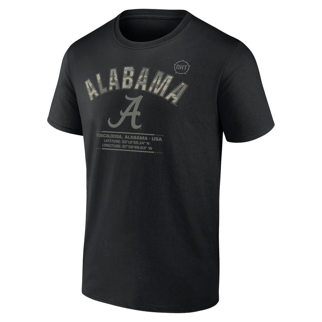 Men's Alabama Crimson Tide OHT Military Stacked Stencil T-Shirt – image 1, Alabama Crimson Tide Tee, alabama football clothing, alabama crimson tide shirt, alabama shirts, alabama football shirts, alabama football sweatshirt, alabama tee shirts