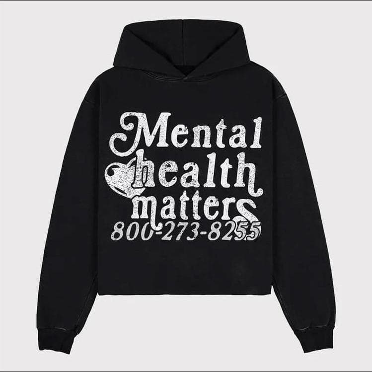 Sudadera Gráfica Mental Health Matters para Hombre - Streetwear – image 1, Mental Health Matters Tee, Mental Health Matters Merch, Mental Health Matters Shirt, Mental Health Matters Sweatshirt, Mental Health Matters Hoodie, Mental Health Matters Clothes