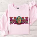 Mexican Mom Shirt & Sweatshirt: Virgen de Guadalupe, Mothers Day Gift 2 small thumbnail